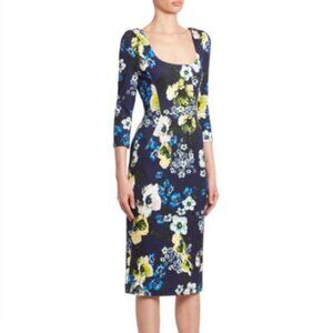 Erdem Tess Floral Print Dress